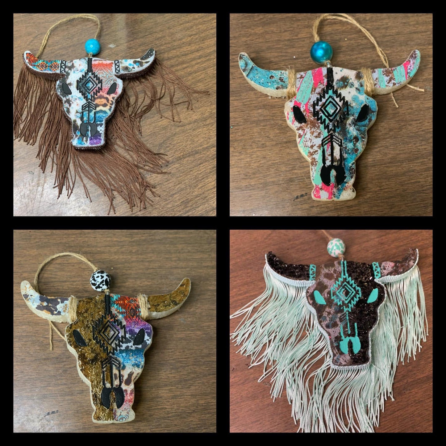 Aztec Bull Skull