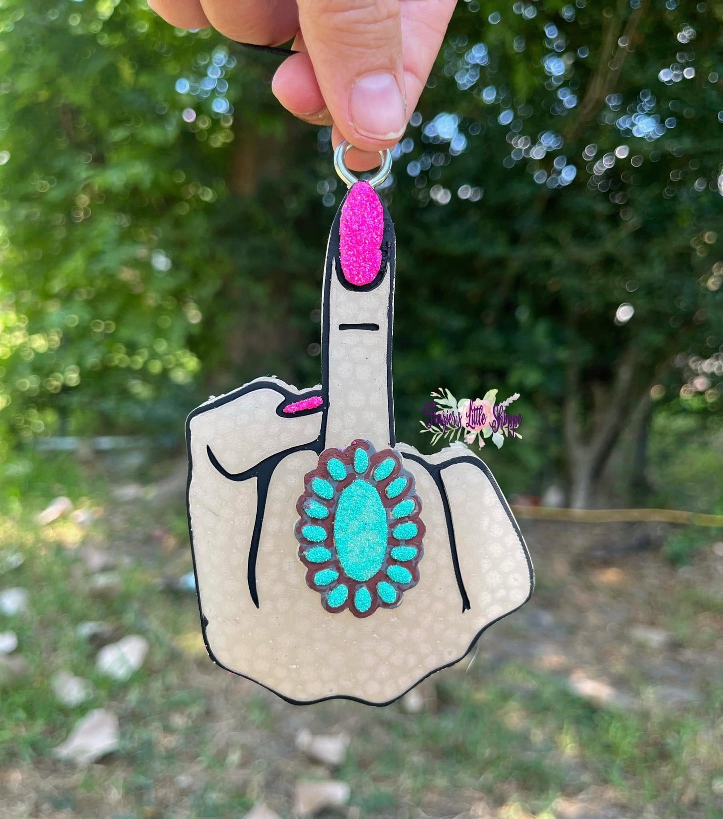 FU Finger with Concho Ring