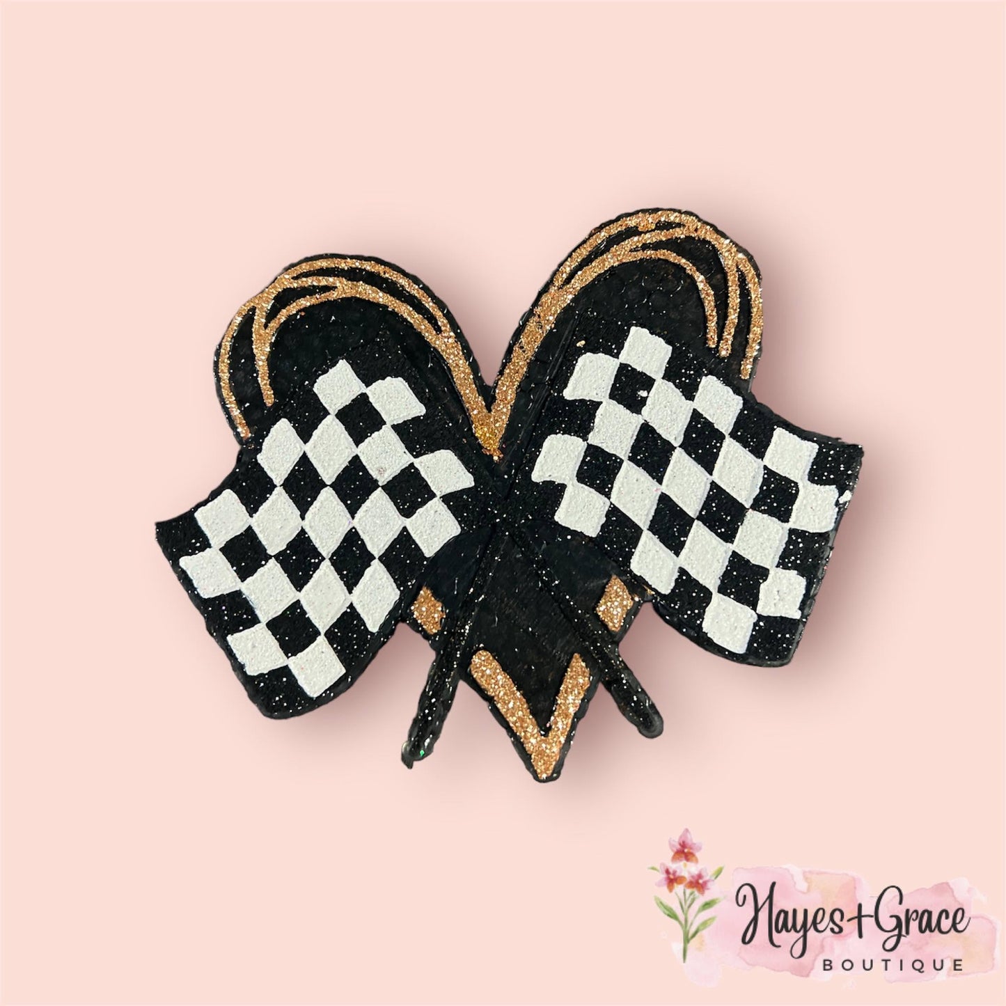 Checkered Flag Heart