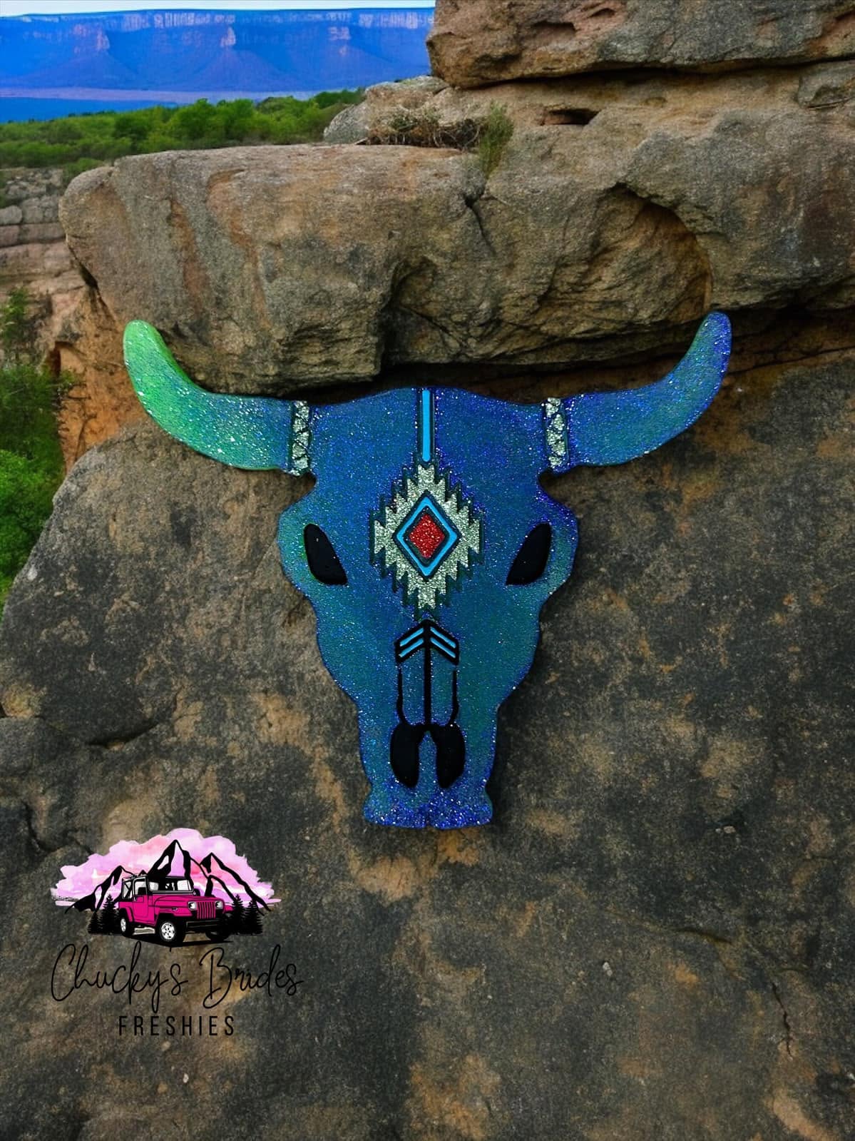 Aztec Bull Skull