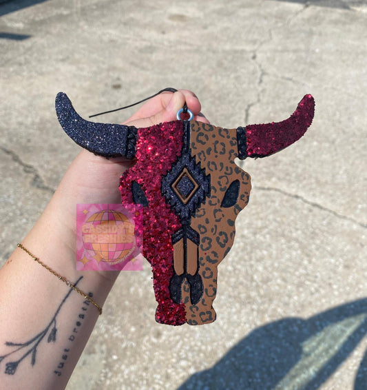 Aztec Bull Skull