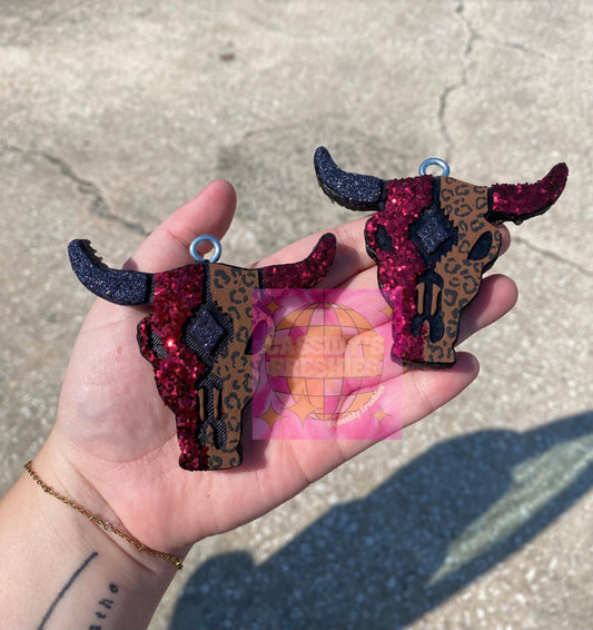 Aztec Bull Skull Small 2 pack