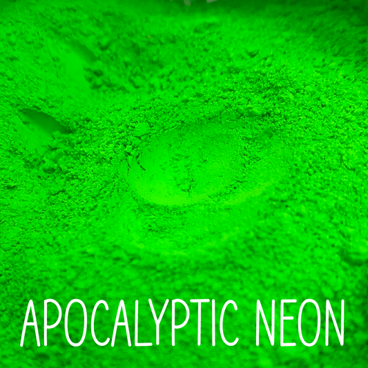 Apocolyptic Neon Green Mica Powder 1 oz.