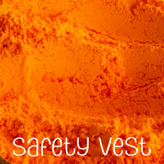 Safety Vest Neon Orange Mica Powder 1 oz.